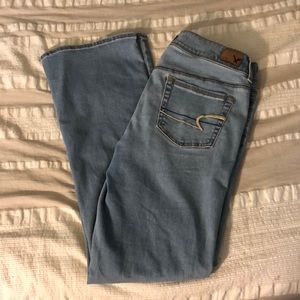 American Eagle light wash jeans